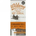 Wildway, Grain Free Instant Hot Cereal, Cinnamon Roll, 4 Packets, 1.75 oz (50 g) Each (Discontinued Item)