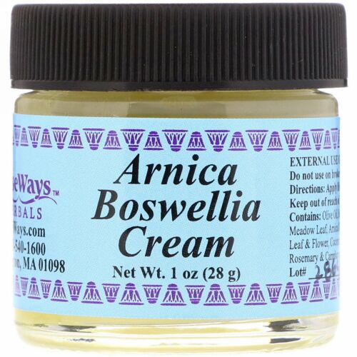 WiseWays Herbals, アルニカボスウェリアクリーム、1 oz (28 g)