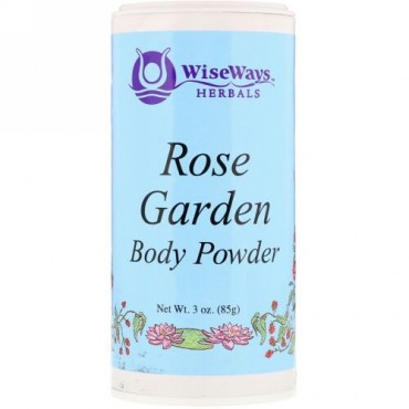 WiseWays Herbals, Rose Garden Body Powder, 3 oz (85 g) (Discontinued Item)