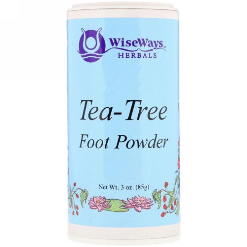 WiseWays Herbals, Tea-Tree Foot Powder, 3 oz (85 g)