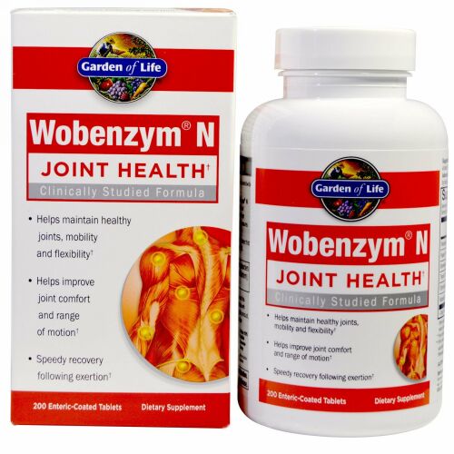 Wobenzym N, 関節の健康、200腸溶錠