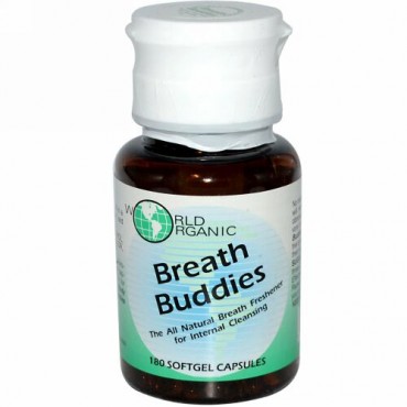 World Organic, Breath Buddies, 180 Softgel Capsules (Discontinued Item)