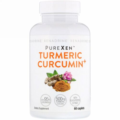 Xenadrine, PureXen（ピュレクセン）、ウコンクルクミン＋、カプレット60粒