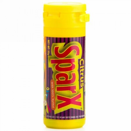 Xlear, スパークス キャンディー（SparX Candy）, 100%キシリトールを使用, シトラス, 30 g