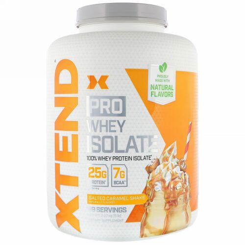 Xtend, Xtend Pro、ホエイアイソレート、塩キャラメルシェーク、5 lb (2.27 kg)