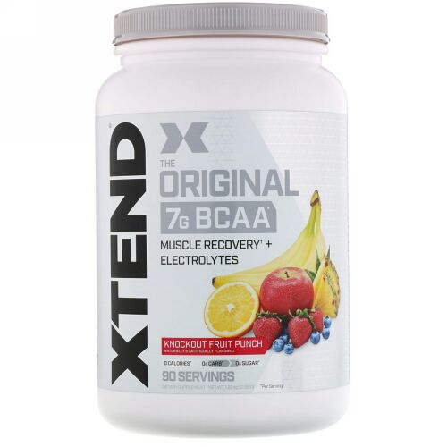 Xtend, オリジナル7G BCAA、ノックアウトフルーツパンチ、1.22kg（2.68ポンド）