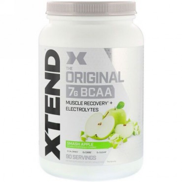Xtend, オリジナル7G BCAA、スマッシュアップル、1.26kg（2.78ポンド）