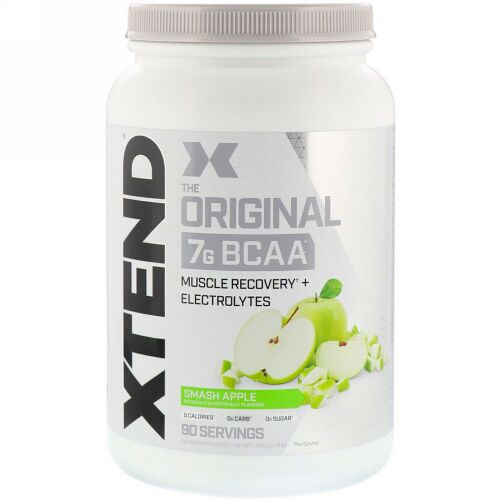 Xtend, オリジナル7G BCAA、スマッシュアップル、1.26kg（2.78ポンド）