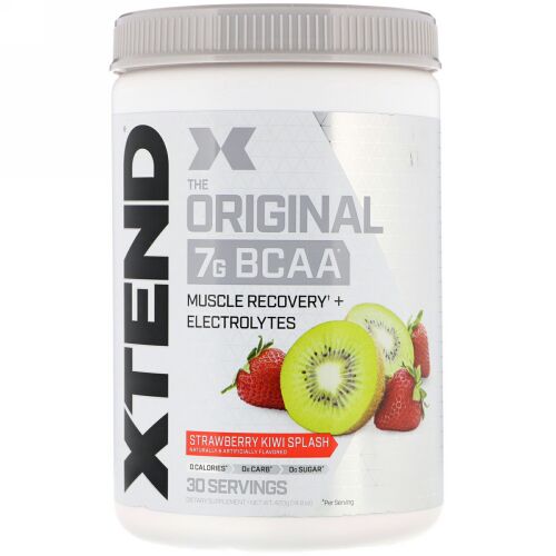 Xtend, オリジナル7G BCAA、ストロベリーキウイ スプラッシュ、420g（14.8オンス）