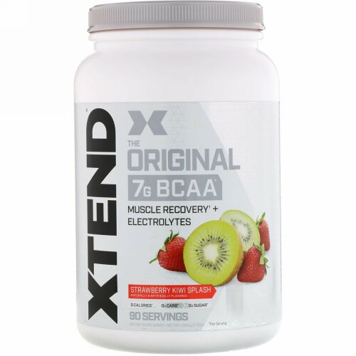Xtend, オリジナル7G BCAA、ストロベリーキウイ スプラッシュ、1.26kg（2.78ポンド）