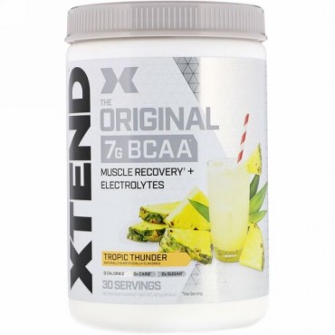Xtend, オリジナル7G BCAA、トロピックサンダー、420g（14.8オンス）