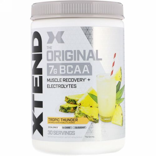 Xtend, オリジナル7G BCAA、トロピックサンダー、420g（14.8オンス）