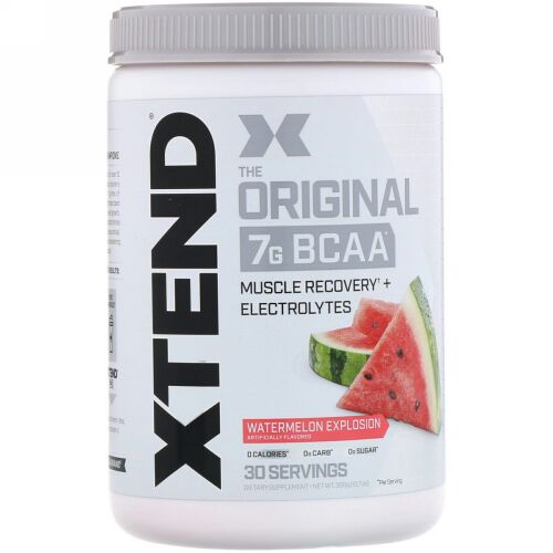 Xtend, オリジナル7G BCAA、ウォーターメロンエクスプロージョン、390g（13.7オンス）