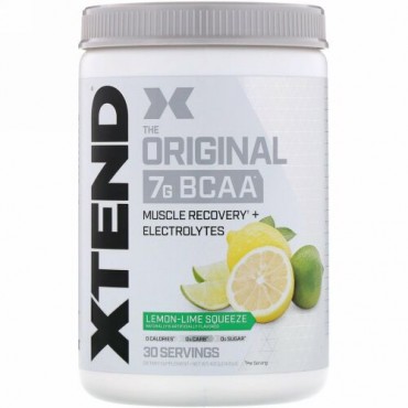 Xtend, Xtend（エクステンド）、オリジナル7G BCAA、レモンライムスクイーズ、420g（14.8oz）