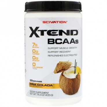Xtend, Xtend、BCAAs、ピニャコラーダ、14.3 oz (405 g) (Discontinued Item)