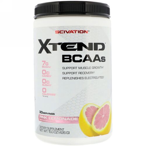 Xtend, エクステンド、イントラ-ワークアウトカタリスト、 ピンクレモネード、 15.0オンス (426 g) (Discontinued Item)