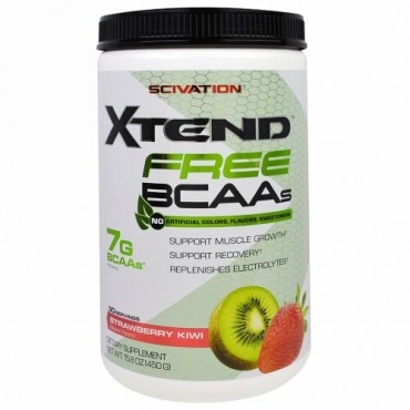 Xtend, エクステンドフリーBCAA、ストロベリー・キウイ、450g (Discontinued Item)