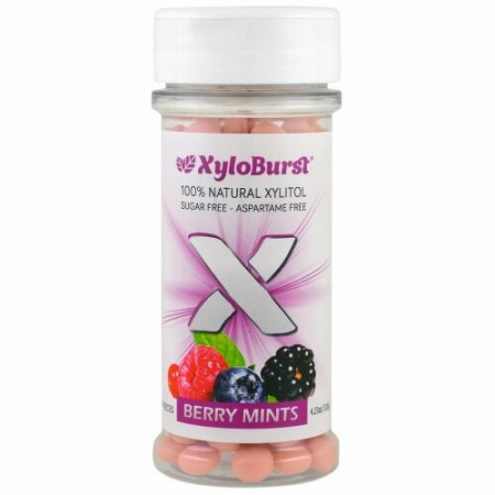 Xyloburst, ベリーミンツ、200個、4.23 oz (120 g) (Discontinued Item)