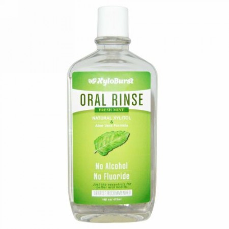 Xyloburst, オーラル リンス、フレッシュミント、16 fl oz (473 ml) (Discontinued Item)
