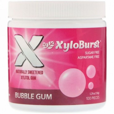 Xyloburst, キシリトールチューインガム、風船ガム、100個、5.29オンス（150g） (Discontinued Item)