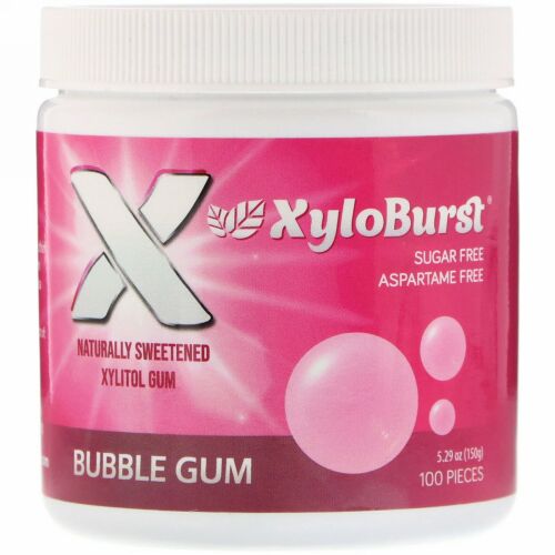 Xyloburst, キシリトールチューインガム、風船ガム、100個、5.29オンス（150g） (Discontinued Item)