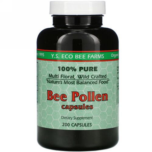 Y.S. Eco Bee Farms, ビーポレン(蜂花粉)、200カプセル