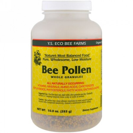 Y.S. Eco Bee Farms, Bee Pollen Granules, Whole, 10.0 oz (283 g)