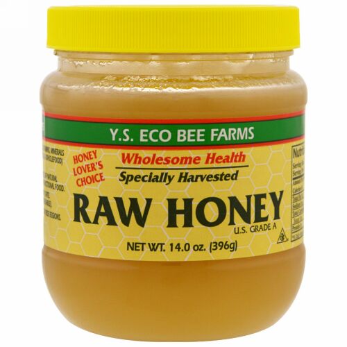 Y.S. Eco Bee Farms, 未加工ハチミツ14.0 oz (396 g)
