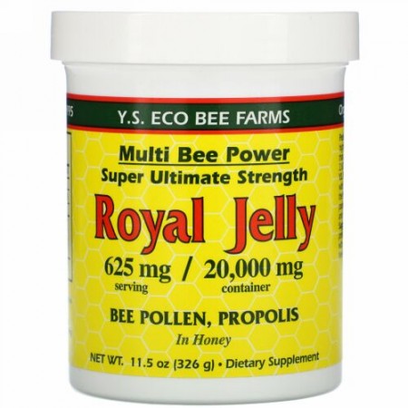 Y.S. Eco Bee Farms, Royal Jelly, 625 mg, 11.5 oz (326 g)
