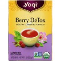 Yogi Tea, ベリーデトックス、カフェインフリー、ティーバック16袋、32g（1.12oz）