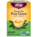 Yogi Tea, ピュア グリーン、 グリーンティー、 16 ティーバッグ、 1.09 oz (31 g) (Discontinued Item)