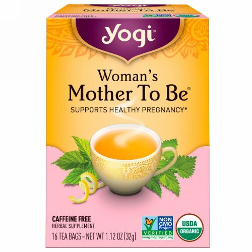 Yogi Tea, 女性用マザー・トゥー・ビー、カフェインフリー、ティーバッグ16袋、1.12 oz (32 g) (Discontinued Item)