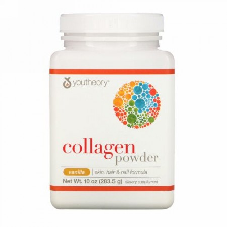 Youtheory, Collagen Powder, Vanilla, 10 oz (283.5 g)