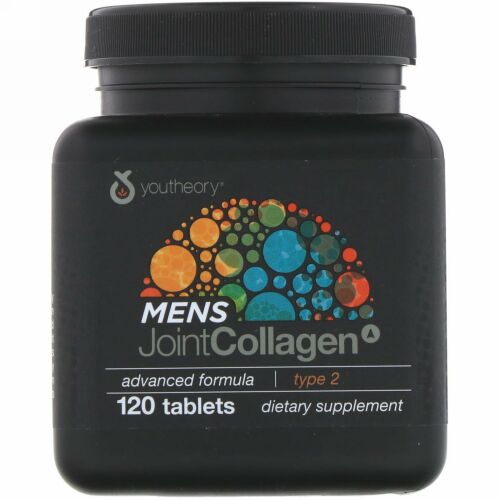Youtheory, メンズジョイントコラーゲン、アドバンスドフォーミュラ、タイプ2、120錠