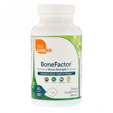 Zahler, BoneFactor、エレメンタル ボーン ストレングス フォーミュラ、120錠