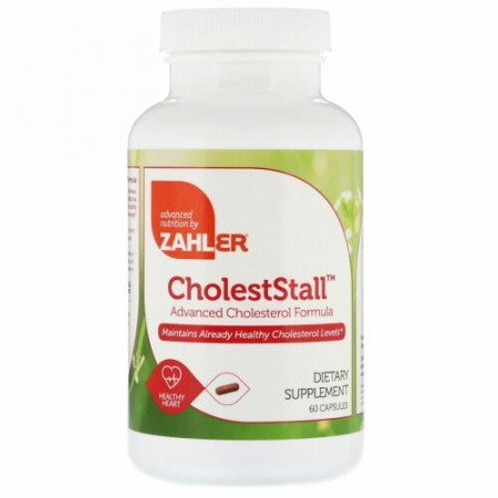 Zahler, コールストール、アドバンスコレステロールフォーミュラ、カプセル60錠 (Discontinued Item)