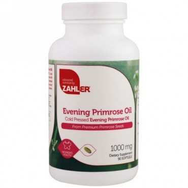 Zahler, Evening Primrose Oil, 1,000 mg, 90 Softgels (Discontinued Item)