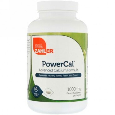 Zahler, PowerCal, Advanced Calcium Formula, 1,000 mg, 180 Tablets (Discontinued Item)