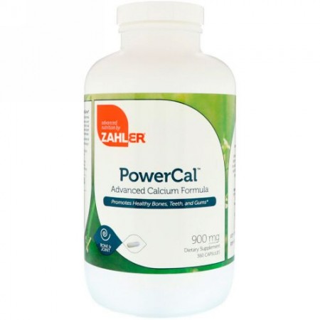 Zahler, PowerCal、先進的なカルシウムフォーミュラ、900 mg、360カプセル (Discontinued Item)
