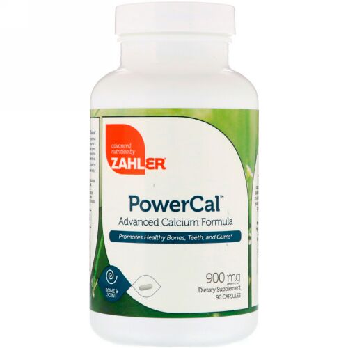 Zahler, PowerCal、先進的なカルシウムフォーミュラ、900 mg、90カプセル (Discontinued Item)