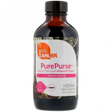 Zahler, ピュアパース、4 fl oz (118.3 ml) (Discontinued Item)