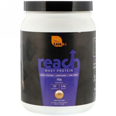 Zahler, Reach, Whey Protein, Cappuccino, 1.1 lb (514 g) (Discontinued Item)