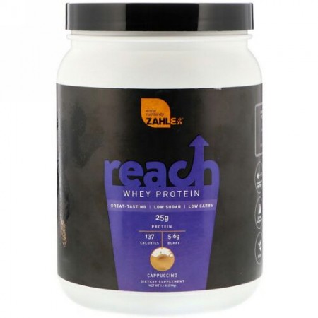 Zahler, Reach, Whey Protein, Cappuccino, 1.1 lb (514 g) (Discontinued Item)