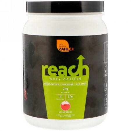 Zahler, リーチ、ホエイタンパク質、ストロベリー、1.1 lb (476 g) (Discontinued Item)