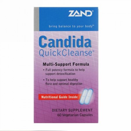 Zand, Candida Quick Cleanse（カンジダクイッククレンズ）、ベジカプセル60粒