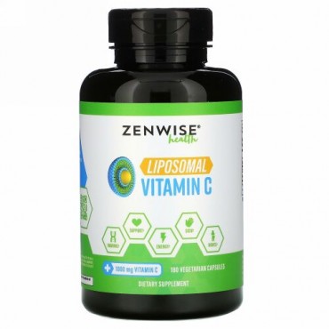 Zenwise Health, リポソームビタミンC、1,000mg、ベジカプセル180粒
