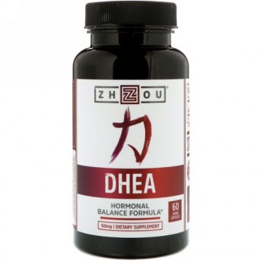 Zhou Nutrition, DHEAホルモンバランスフォーミュラ、60ベジカプセル (Discontinued Item)