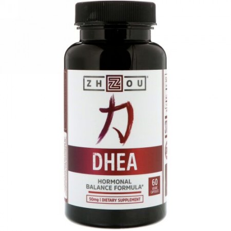 Zhou Nutrition, DHEAホルモンバランスフォーミュラ、60ベジカプセル (Discontinued Item)