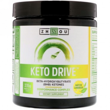 Zhou Nutrition, ケトドライブ、抹茶レモネード、8.29 oz (235 g)