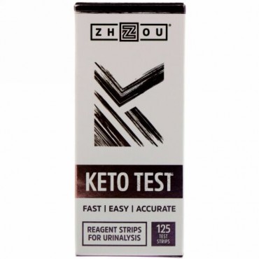 Zhou Nutrition, ケトテスト、試験紙125枚